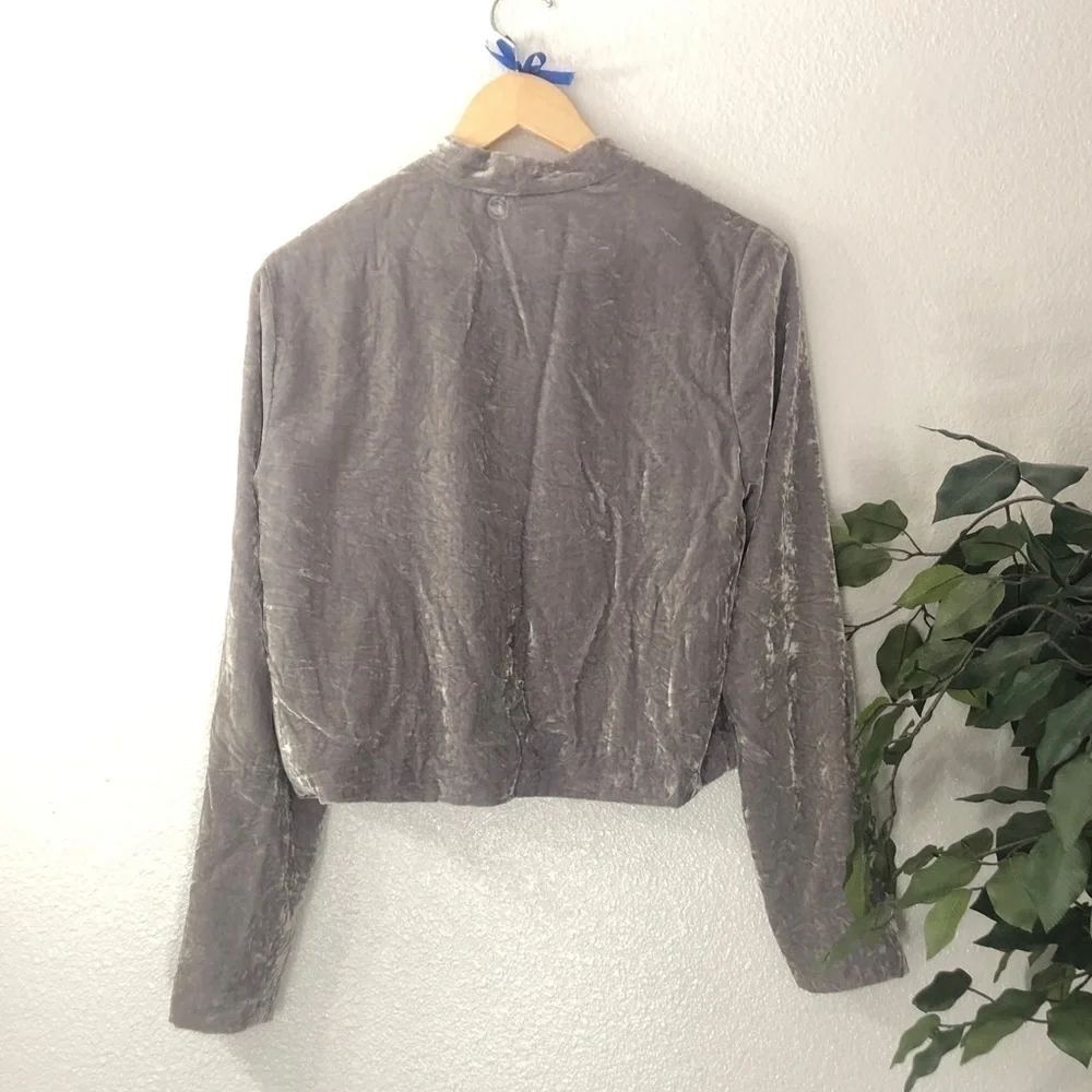 Cropped Wayf Bolero Velvet Jacket
